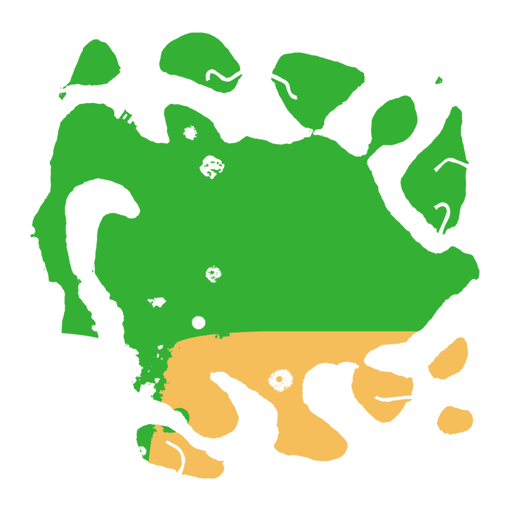 Biome Rust Map: Procedural Map, Size: 3500, Seed: 3354383