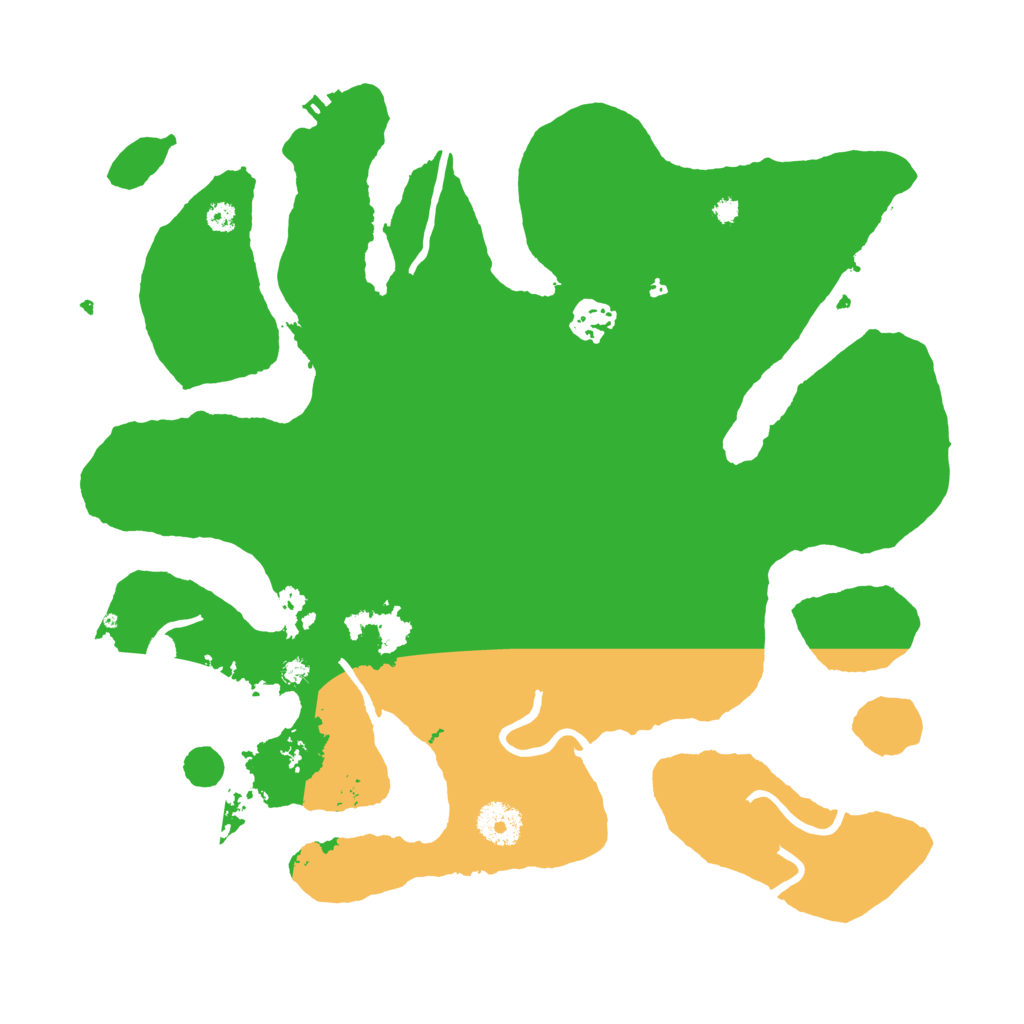 Biome Rust Map: Procedural Map, Size: 3500, Seed: 750181