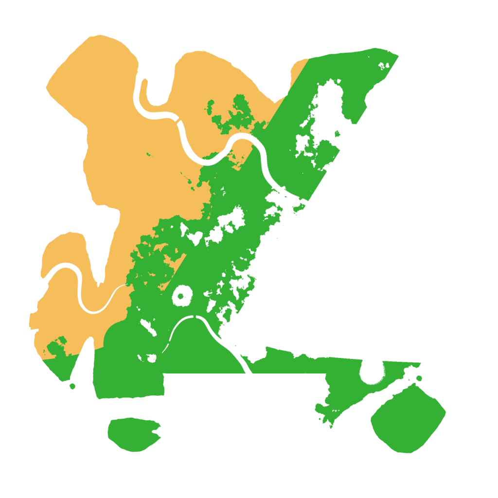Biome Rust Map: Procedural Map, Size: 3550, Seed: 37900