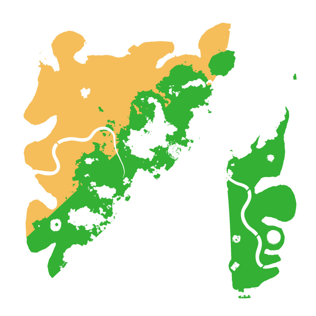 Biome Rust Map: Procedural Map, Size: 4000, Seed: 88154575