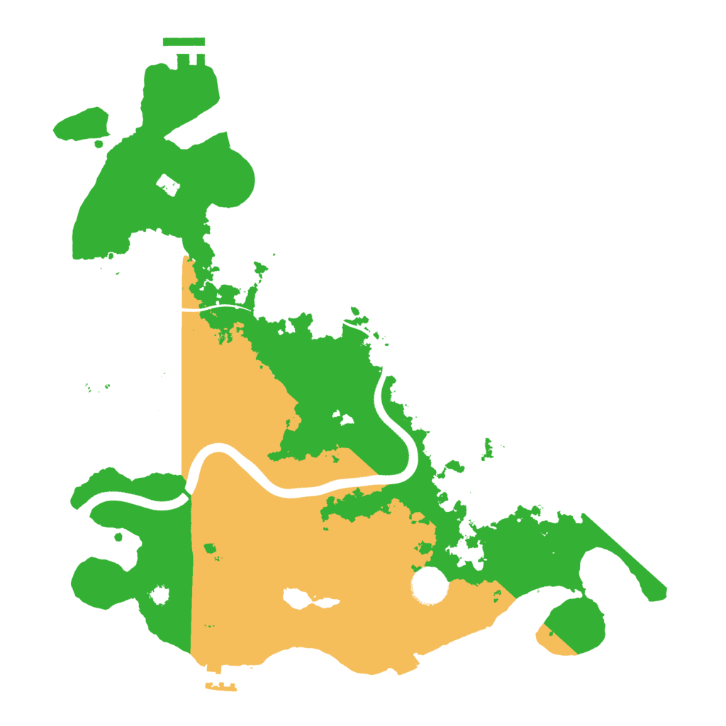 Biome Rust Map: Procedural Map, Size: 3500, Seed: 5450909