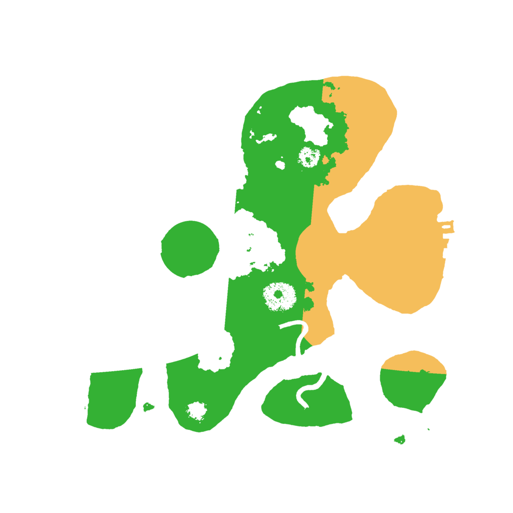 Biome Rust Map: Procedural Map, Size: 2500, Seed: 1482928547