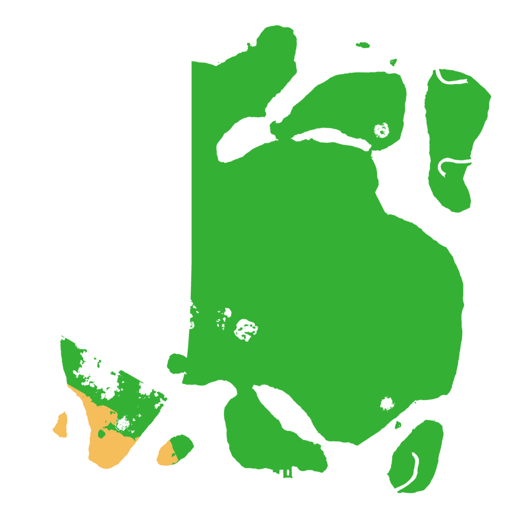 Biome Rust Map: Procedural Map, Size: 3550, Seed: 780140