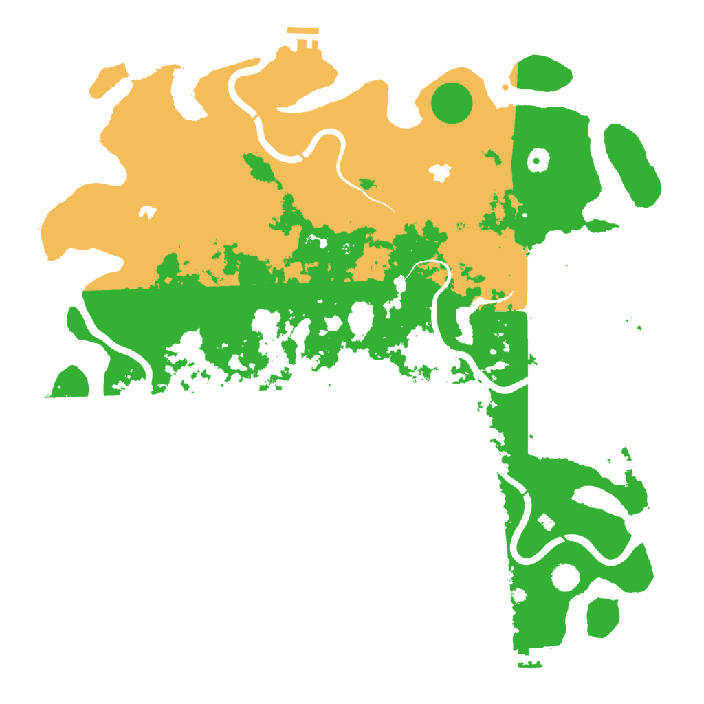 Biome Rust Map: Procedural Map, Size: 4500, Seed: 3398043