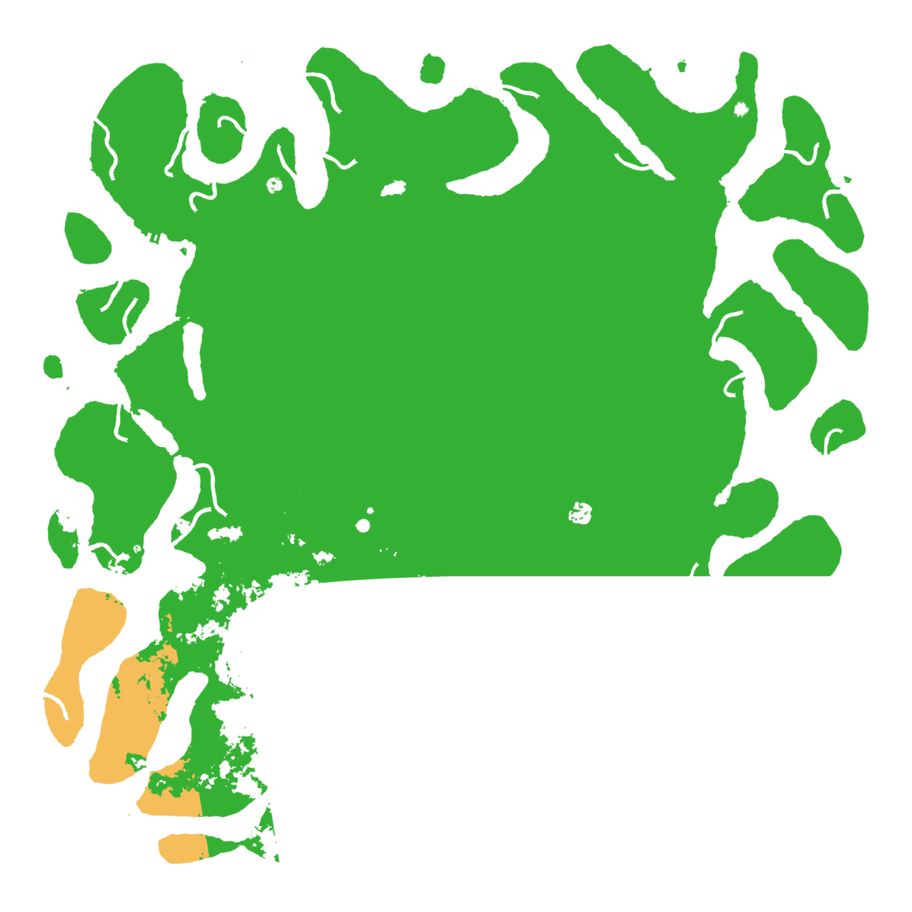 Biome Rust Map: Procedural Map, Size: 6000, Seed: 666999123