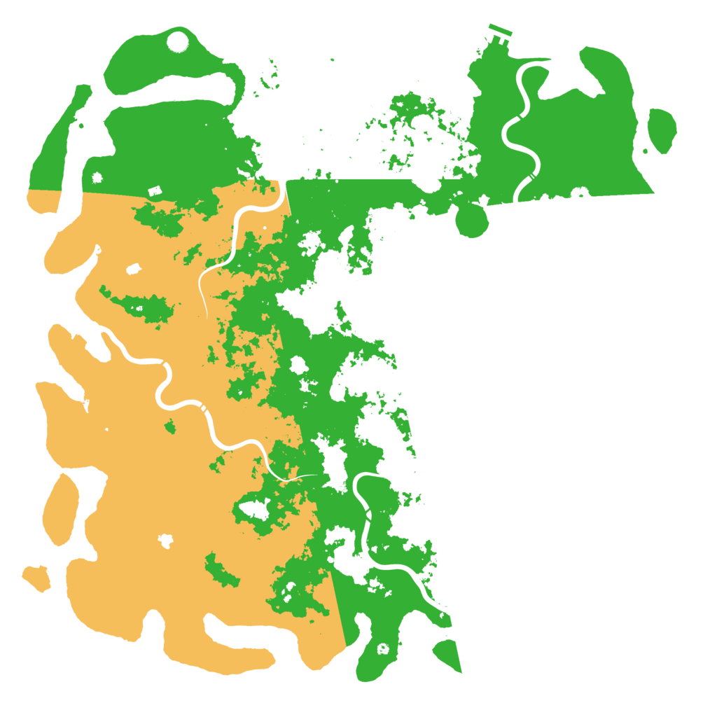 Biome Rust Map: Procedural Map, Size: 6000, Seed: 34768545