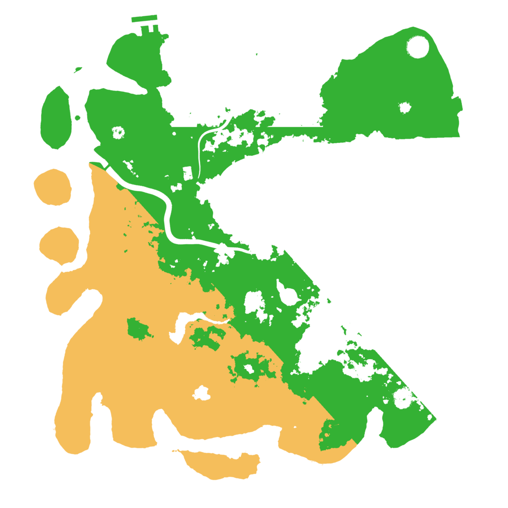 Biome Rust Map: Procedural Map, Size: 4000, Seed: 962964