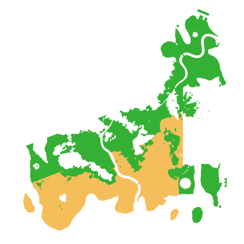 Biome Rust Map: Procedural Map, Size: 4000, Seed: 2327818
