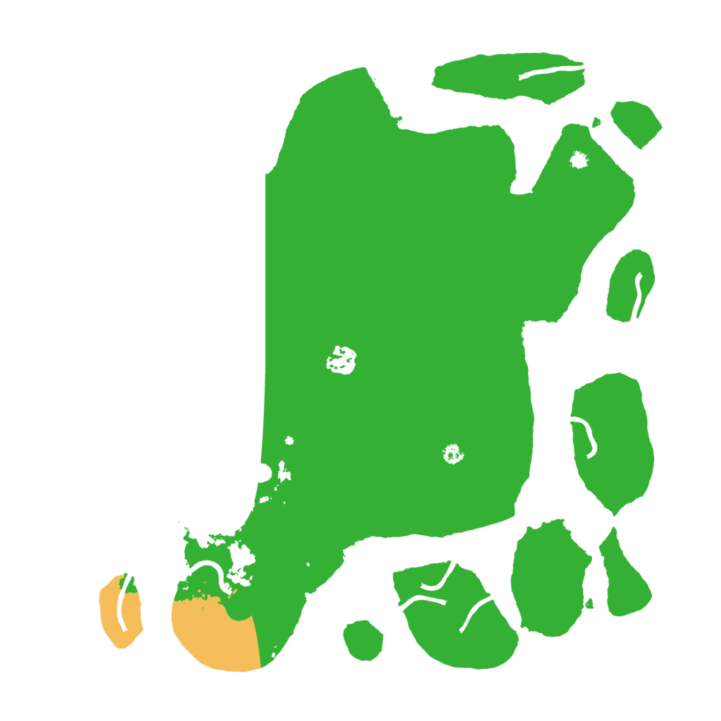 Biome Rust Map: Procedural Map, Size: 3700, Seed: 5911648