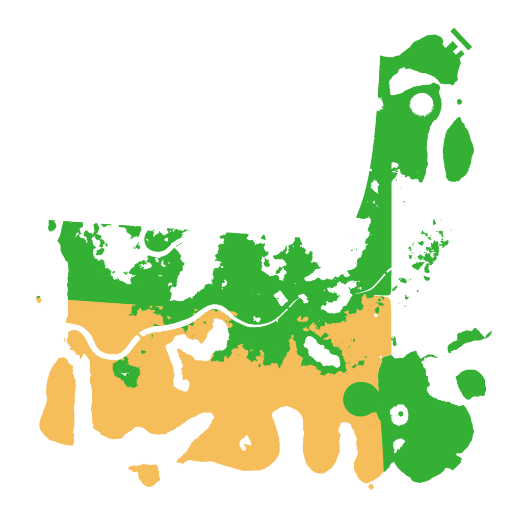 Biome Rust Map: Procedural Map, Size: 4000, Seed: 573138