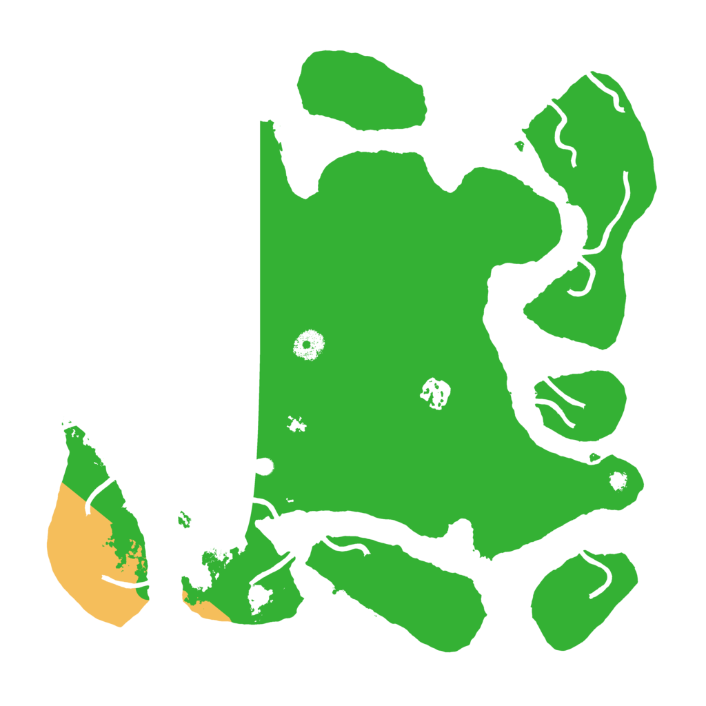 Biome Rust Map: Procedural Map, Size: 3550, Seed: 28491