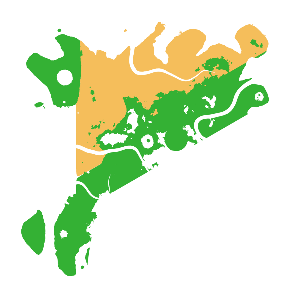 Biome Rust Map: Procedural Map, Size: 3550, Seed: 943456