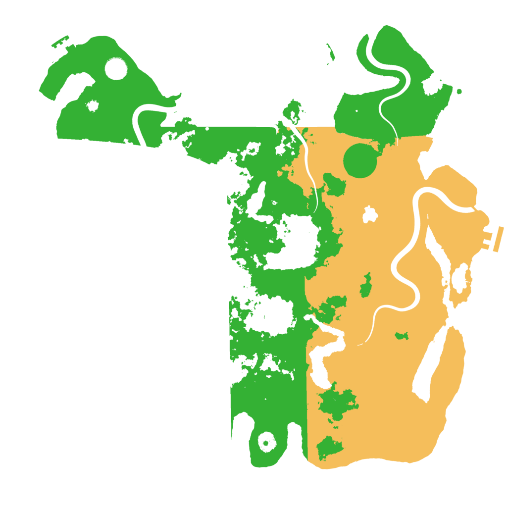 Biome Rust Map: Procedural Map, Size: 4000, Seed: 536974