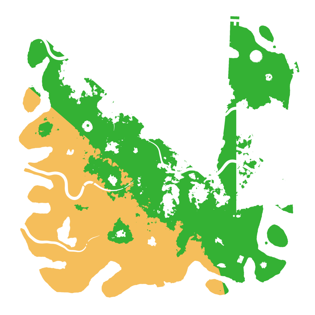 Biome Rust Map: Procedural Map, Size: 4500, Seed: 469636