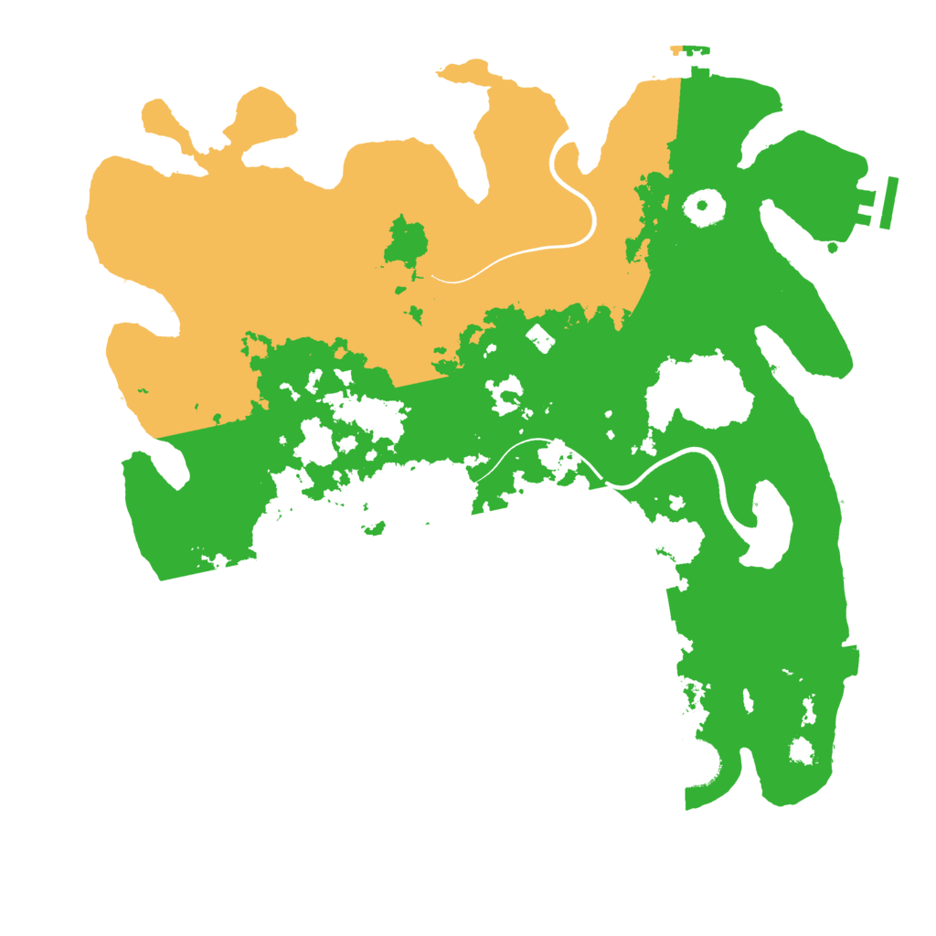 Biome Rust Map: Procedural Map, Size: 3600, Seed: 723288325