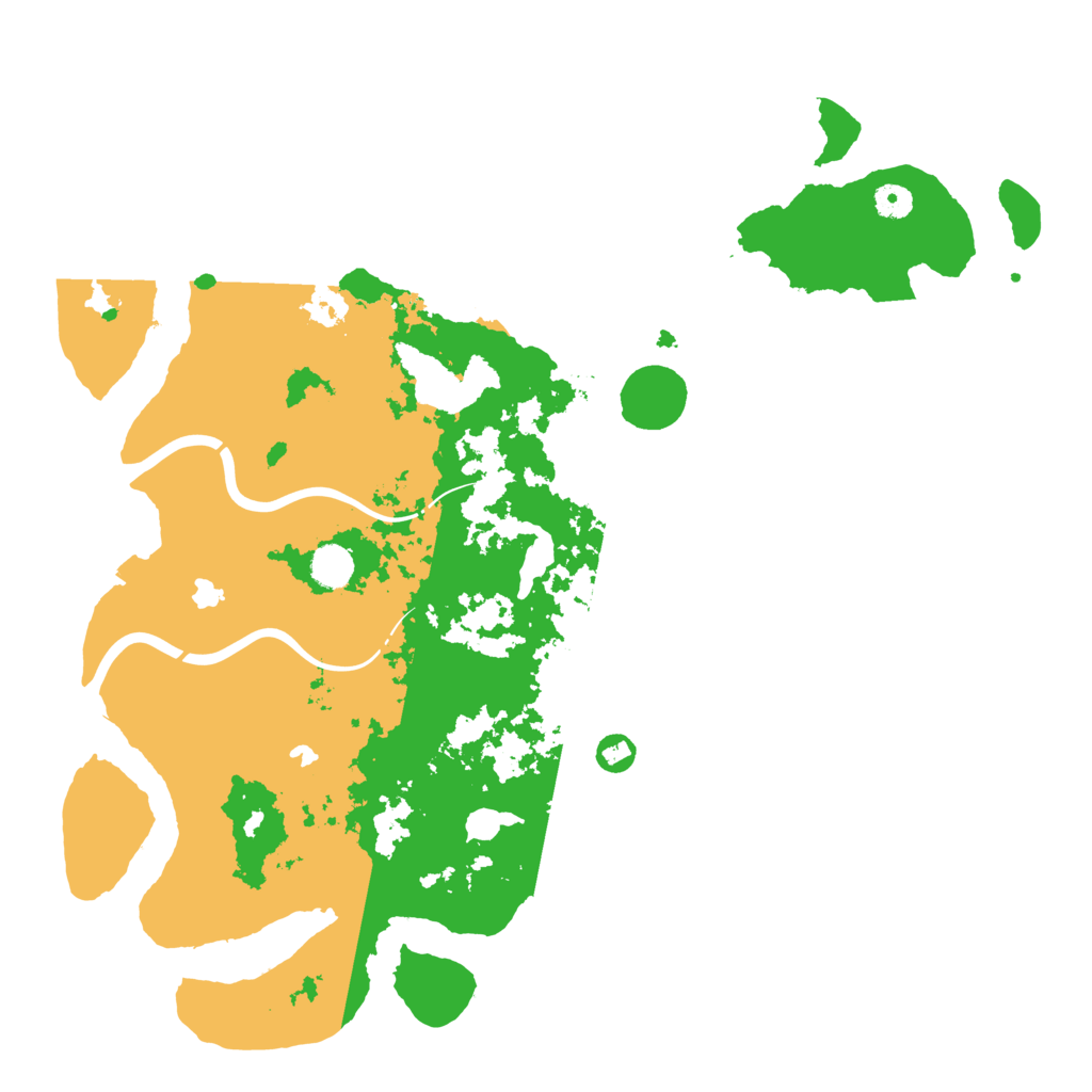 Biome Rust Map: Procedural Map, Size: 4500, Seed: 5511125