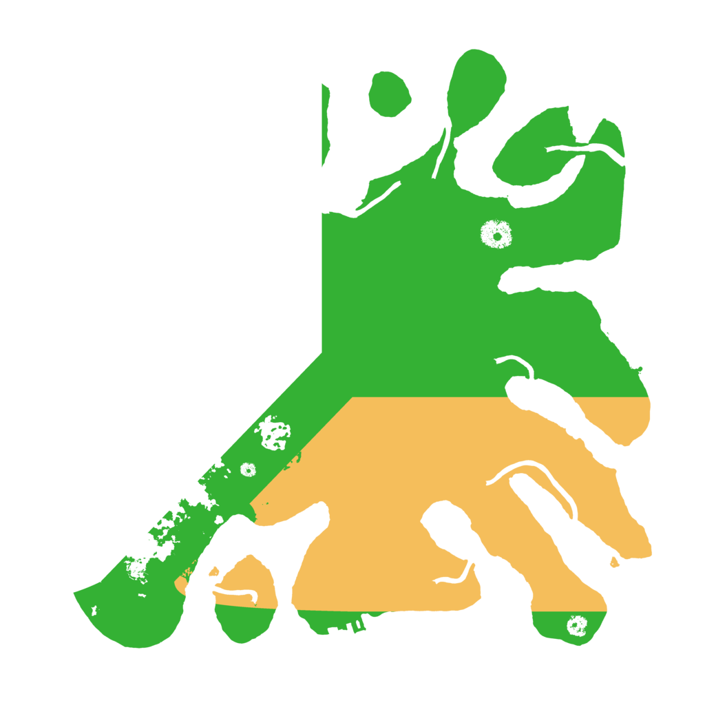 Biome Rust Map: Procedural Map, Size: 3500, Seed: 264057