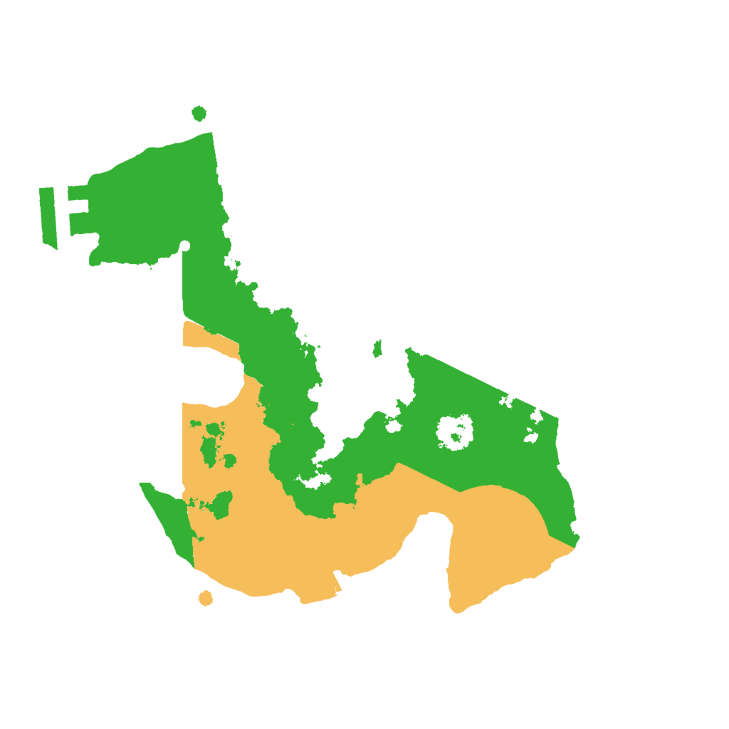 Biome Rust Map: Procedural Map, Size: 2000, Seed: 214587