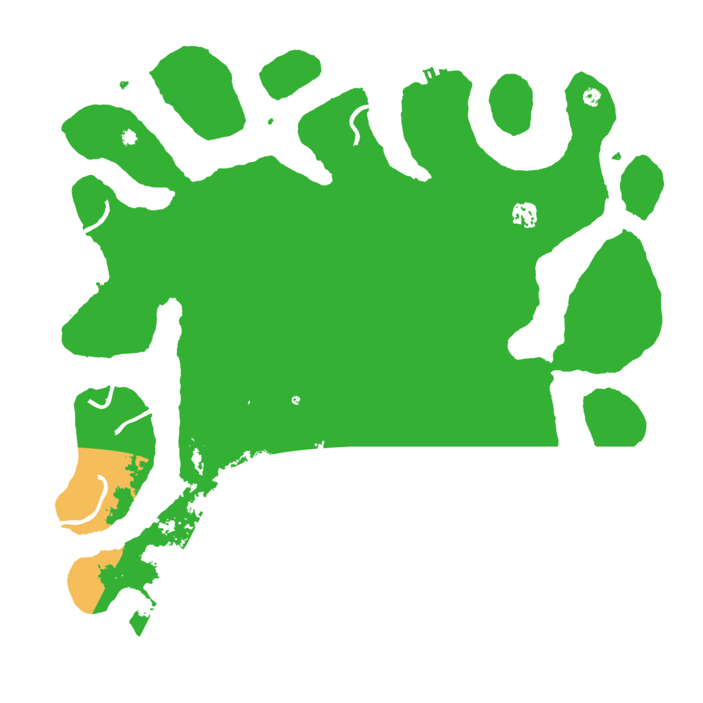 Biome Rust Map: Procedural Map, Size: 4050, Seed: 1436087221