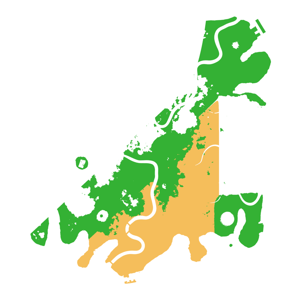 Biome Rust Map: Procedural Map, Size: 3850, Seed: 2031872232