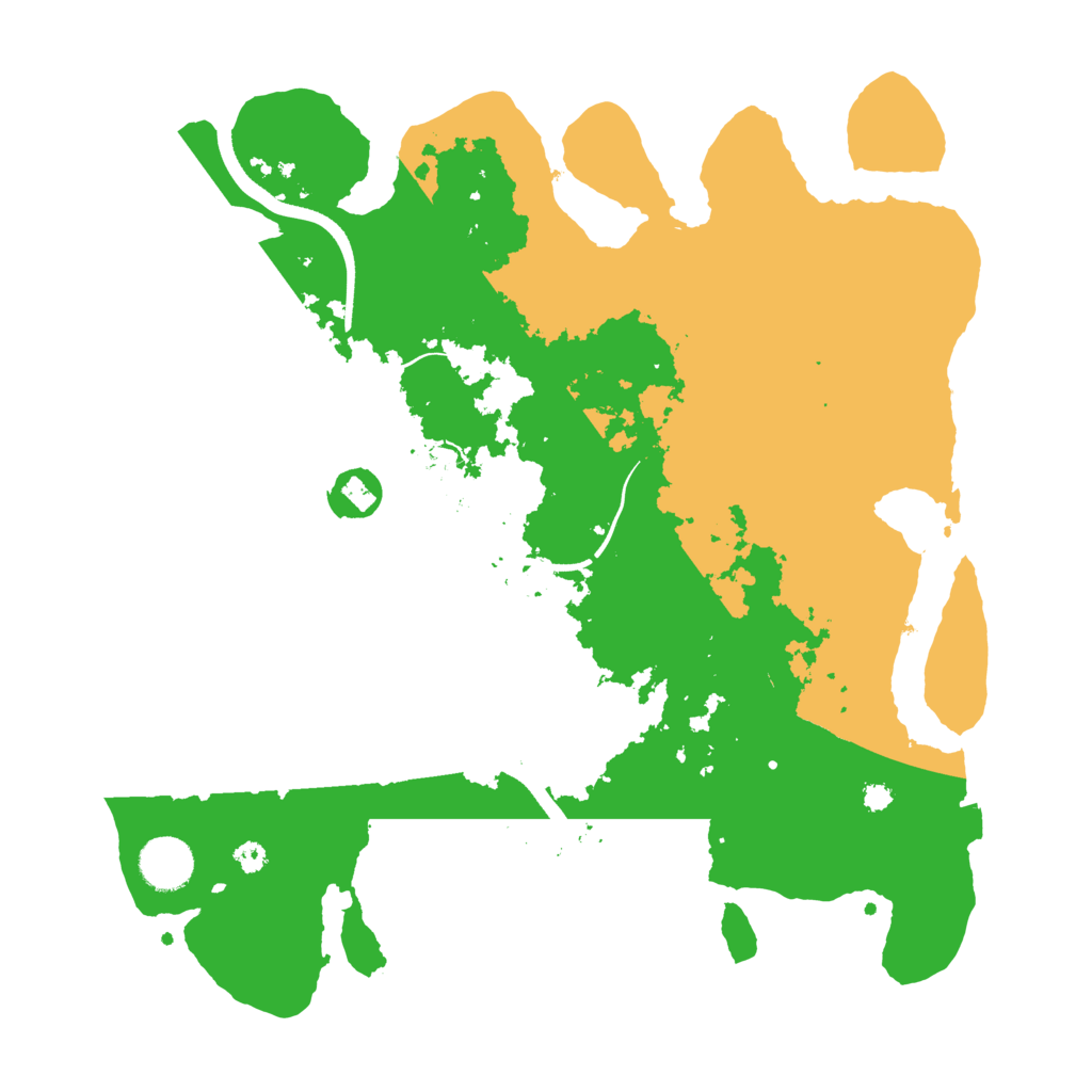 Biome Rust Map: Procedural Map, Size: 3550, Seed: 837646