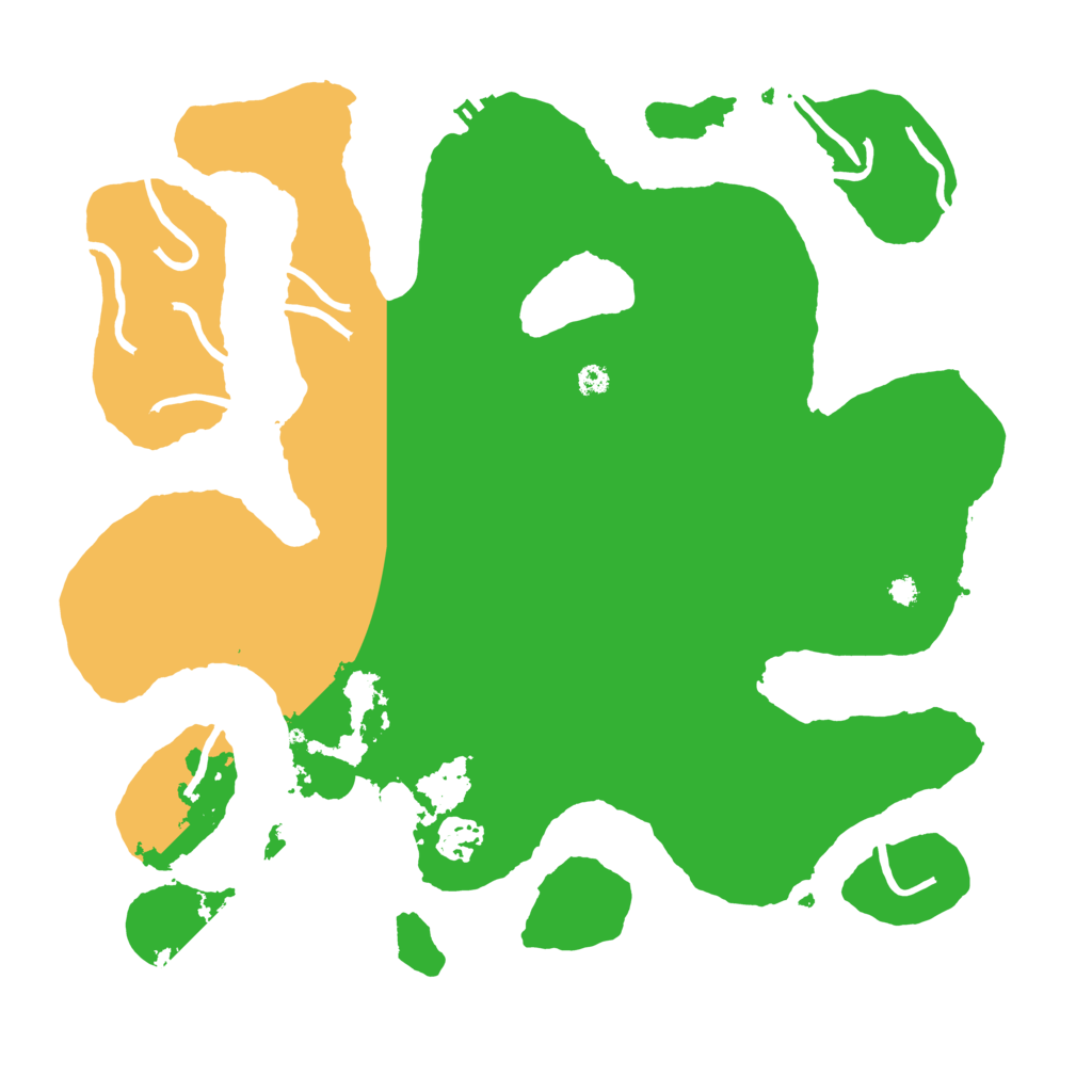 Biome Rust Map: Procedural Map, Size: 3550, Seed: 668430