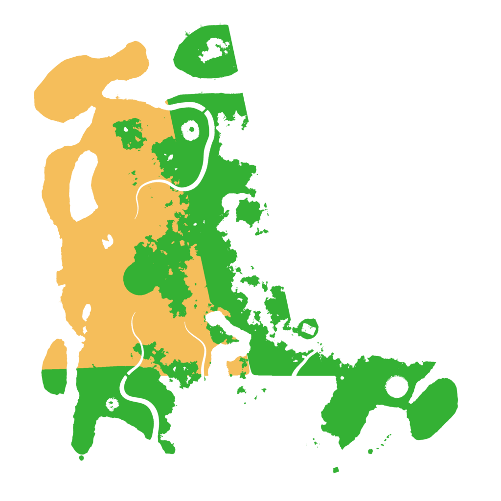Biome Rust Map: Procedural Map, Size: 4000, Seed: 125145