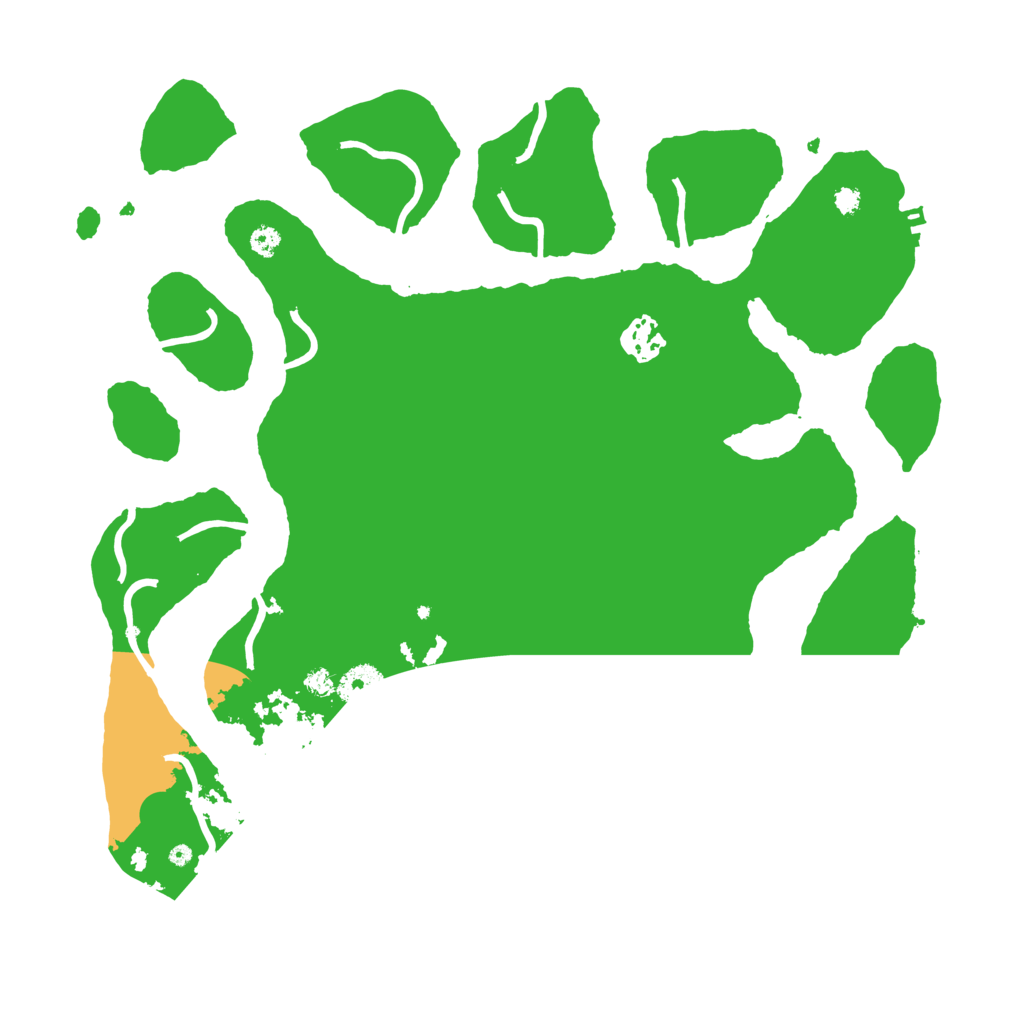 Biome Rust Map: Procedural Map, Size: 3500, Seed: 927818722