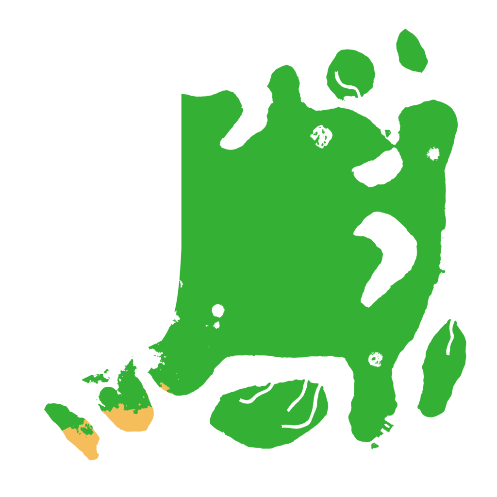 Biome Rust Map: Procedural Map, Size: 3550, Seed: 883352