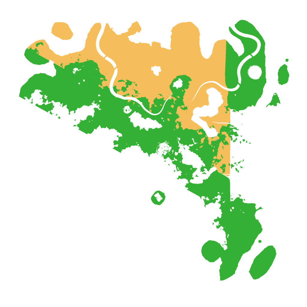 Biome Rust Map: Procedural Map, Size: 4000, Seed: 1925129