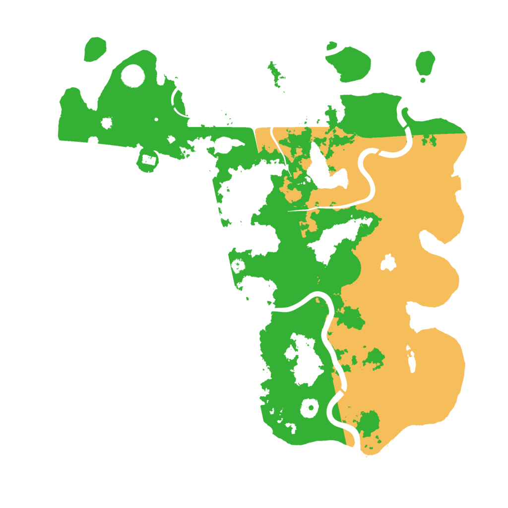 Biome Rust Map: Procedural Map, Size: 4000, Seed: 78367