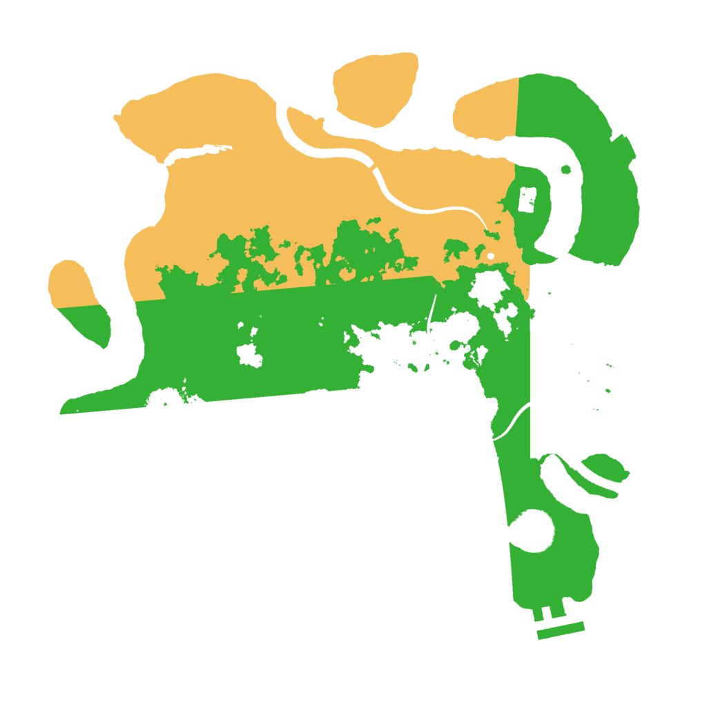 Biome Rust Map: Procedural Map, Size: 3000, Seed: 1440318998