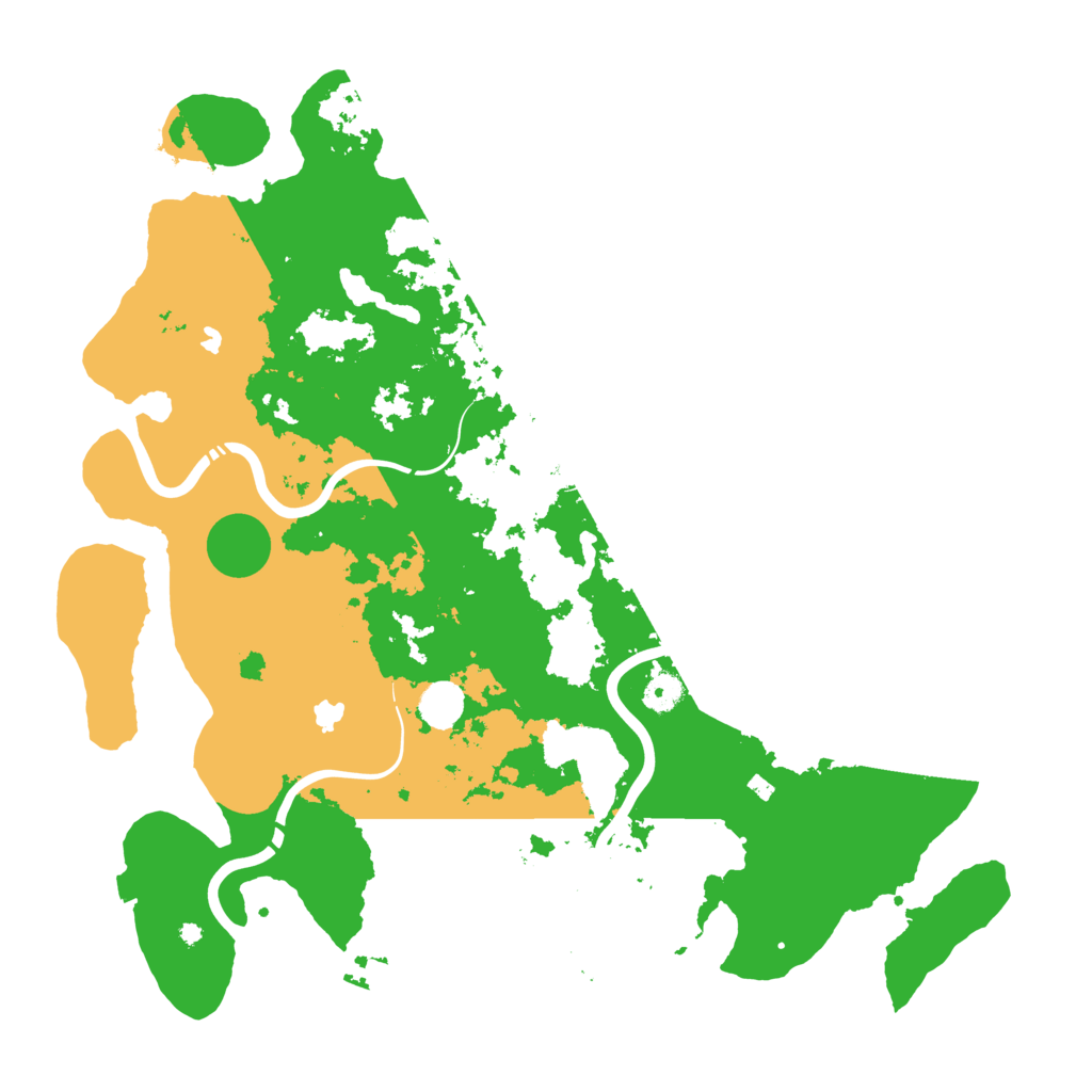 Biome Rust Map: Procedural Map, Size: 4500, Seed: 1989005873