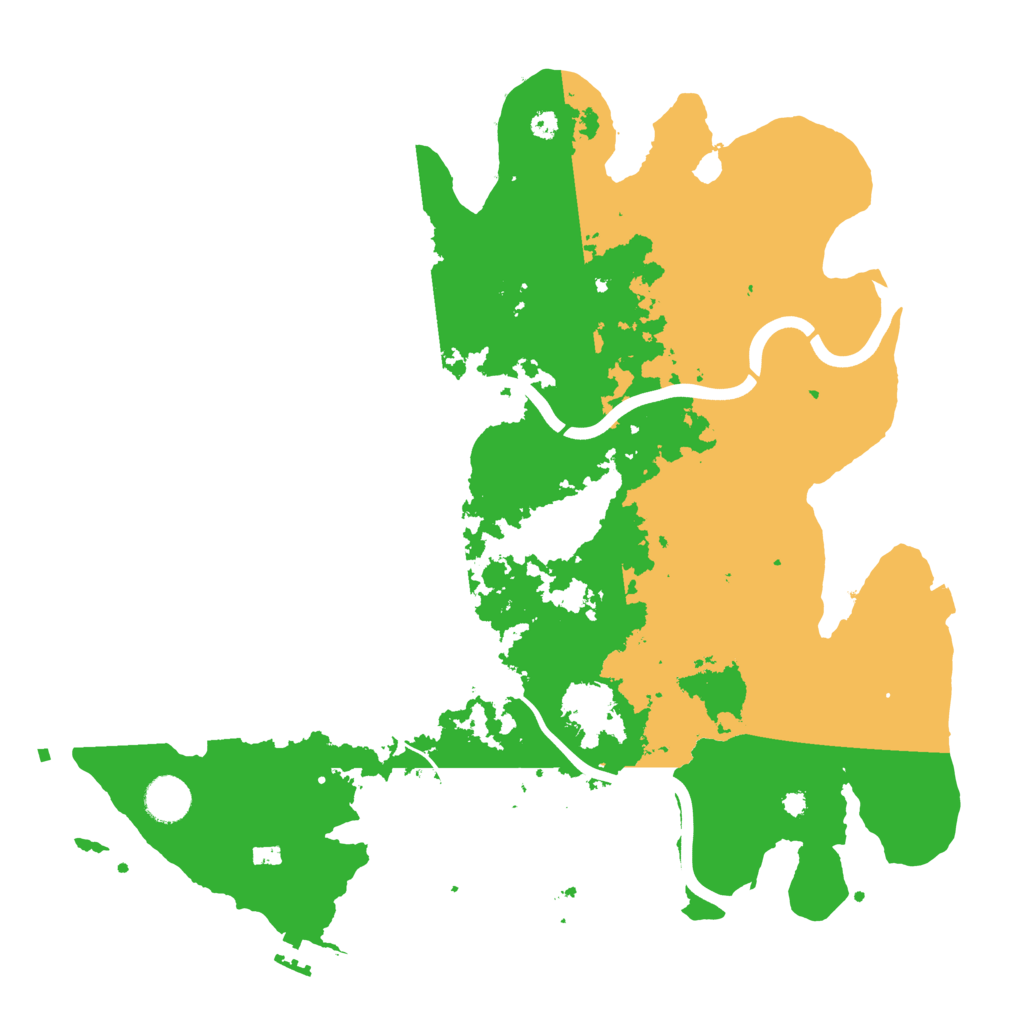 Biome Rust Map: Procedural Map, Size: 3900, Seed: 36707520