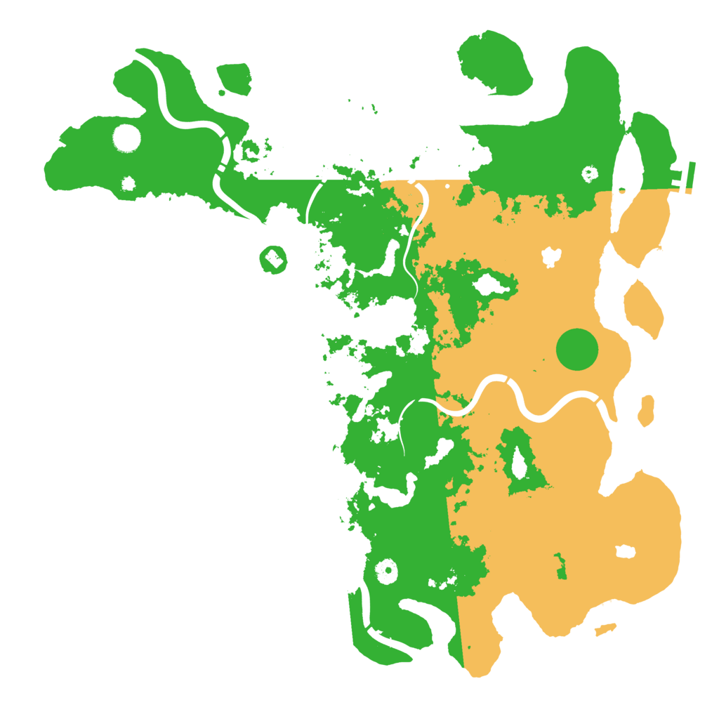 Biome Rust Map: Procedural Map, Size: 4500, Seed: 370965