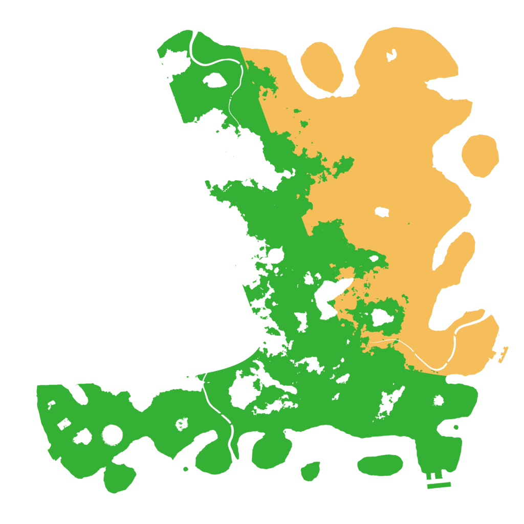Biome Rust Map: Procedural Map, Size: 4500, Seed: 591296