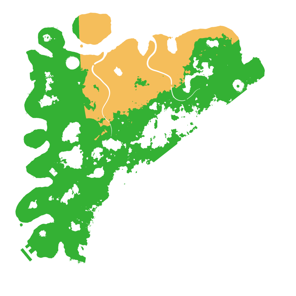 Biome Rust Map: Procedural Map, Size: 4000, Seed: 91909