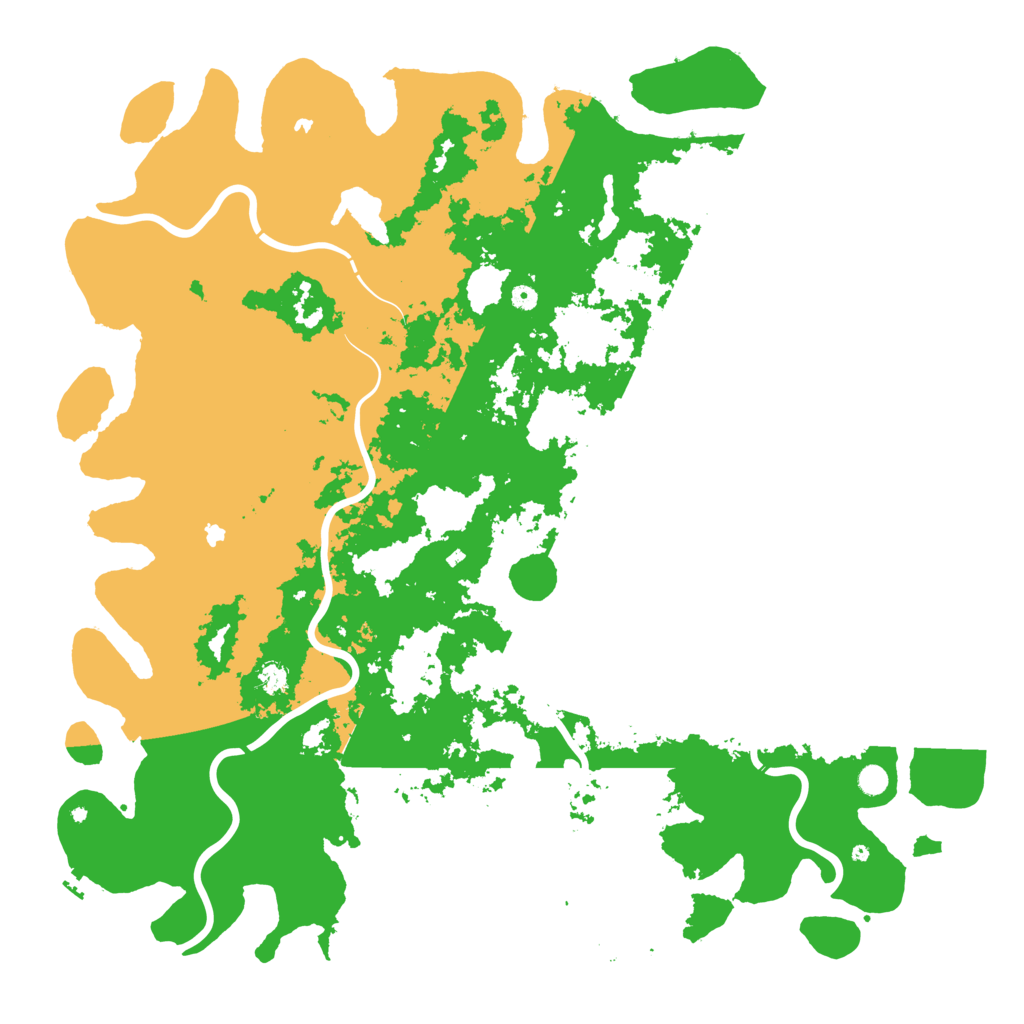 Biome Rust Map: Procedural Map, Size: 6000, Seed: 115401241
