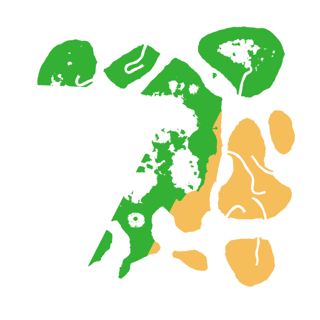 Biome Rust Map: Procedural Map, Size: 3000, Seed: 8492