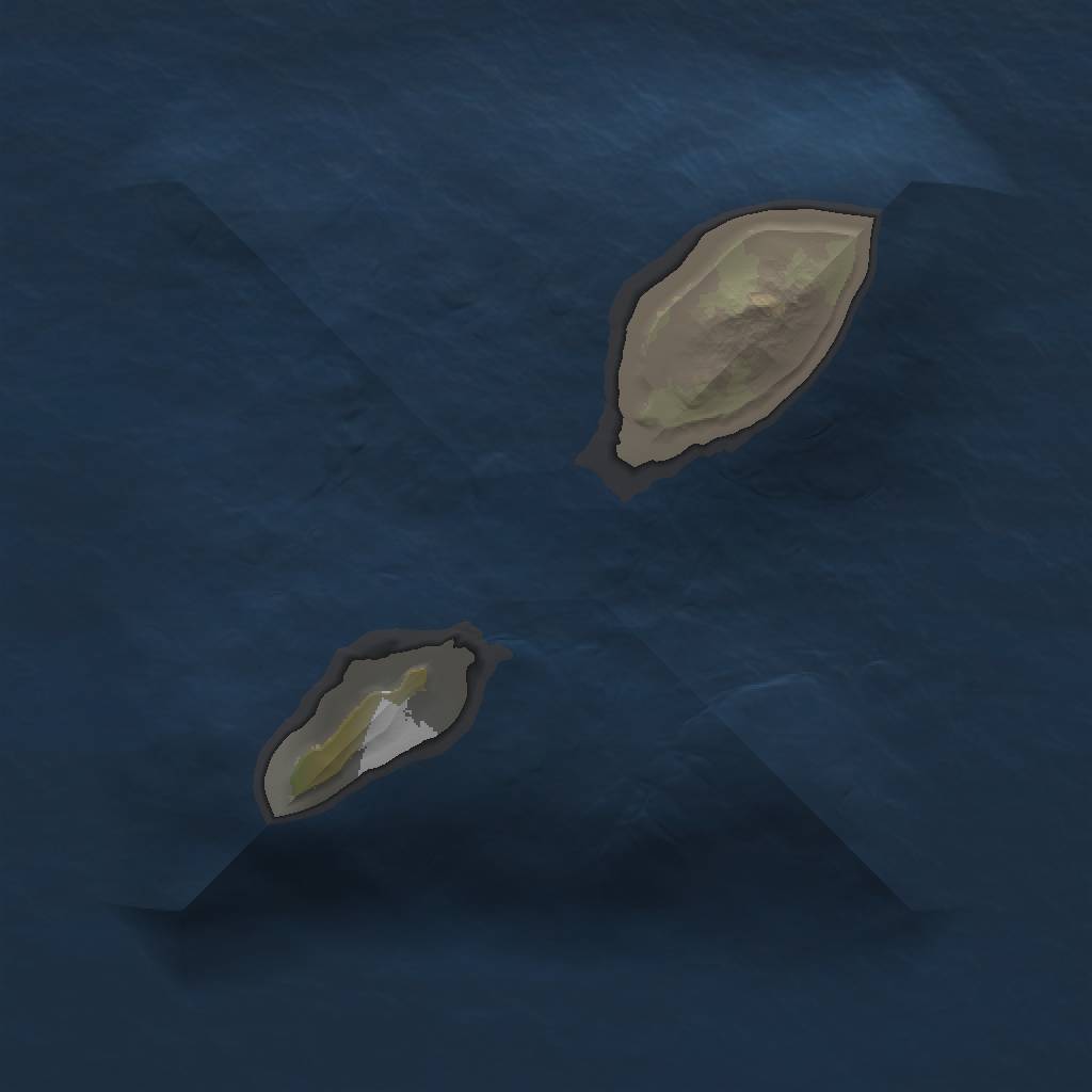 Rust Map: Barren, Size: 1000, Seed: 1265655659, 2 Monuments