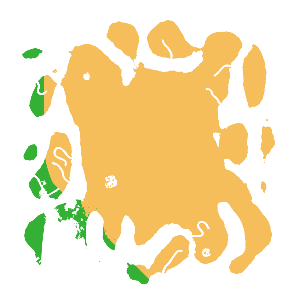 Biome Rust Map: Procedural Map, Size: 3550, Seed: 644591