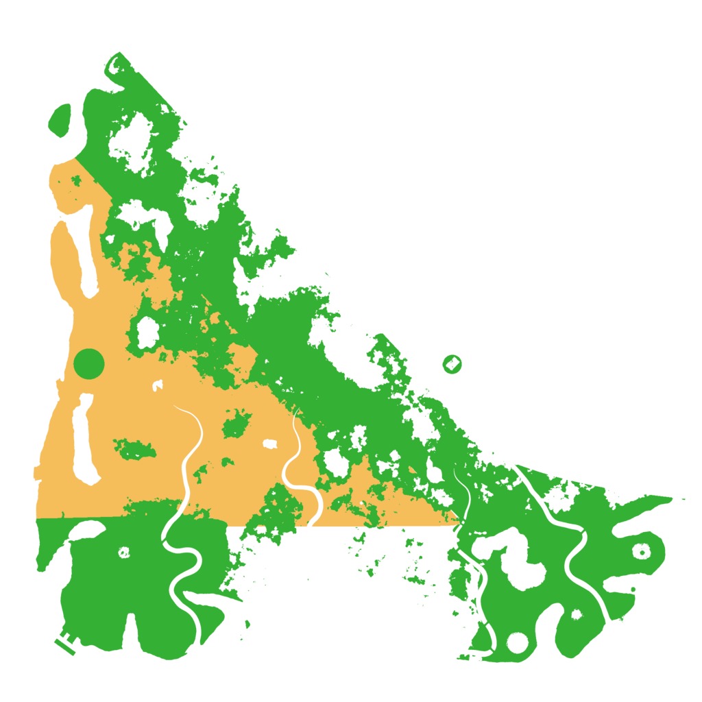 Biome Rust Map: Procedural Map, Size: 6000, Seed: 7173284