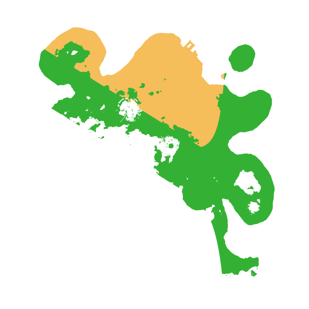 Biome Rust Map: Procedural Map, Size: 2500, Seed: 545445