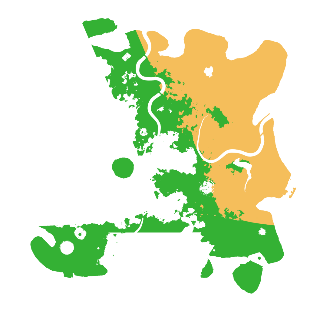 Biome Rust Map: Procedural Map, Size: 4000, Seed: 7123722