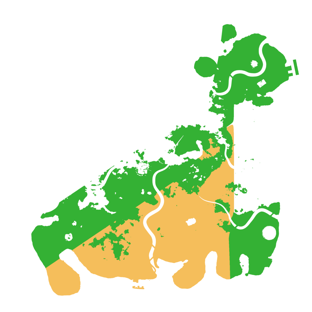 Biome Rust Map: Procedural Map, Size: 4050, Seed: 680156469