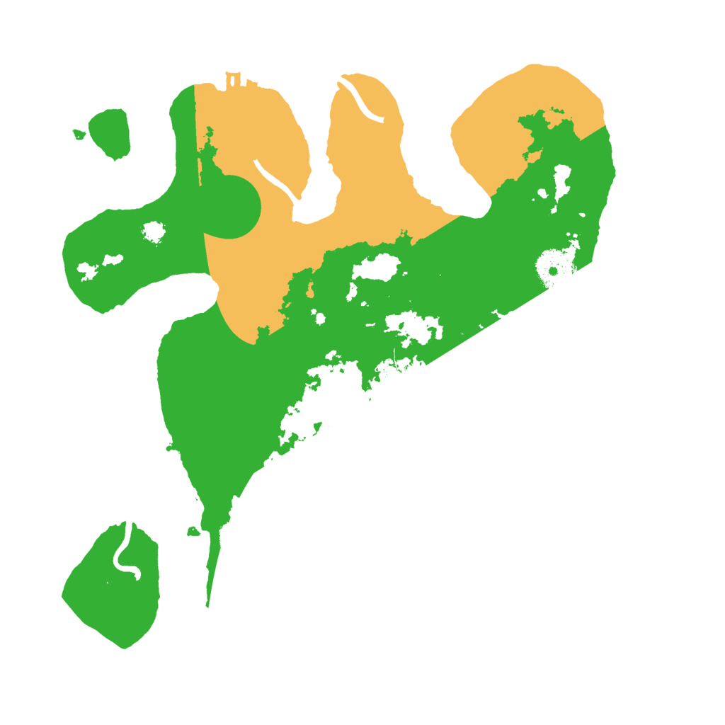 Biome Rust Map: Procedural Map, Size: 3000, Seed: 12496