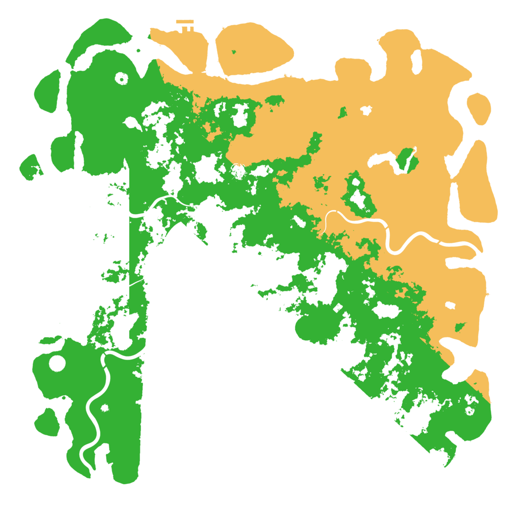 Biome Rust Map: Procedural Map, Size: 6000, Seed: 1895623