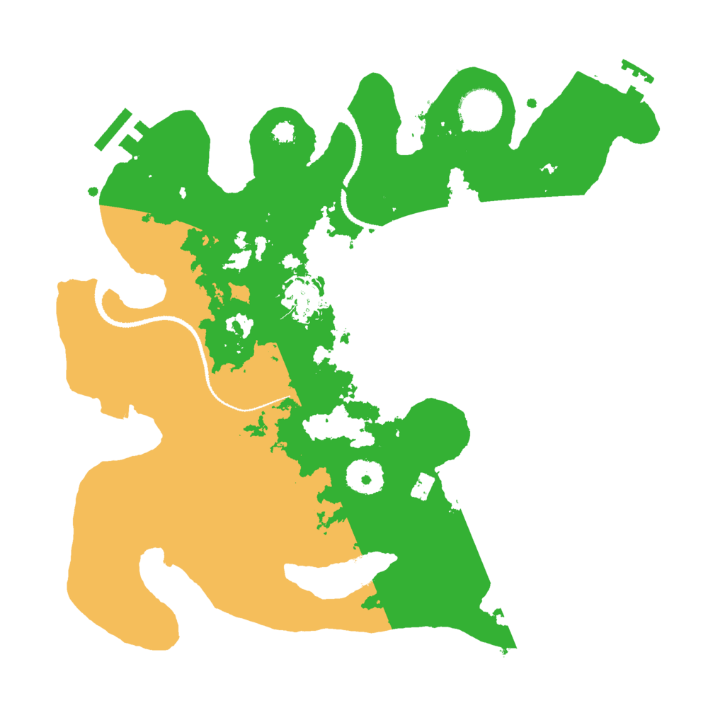 Biome Rust Map: Procedural Map, Size: 3000, Seed: 989121