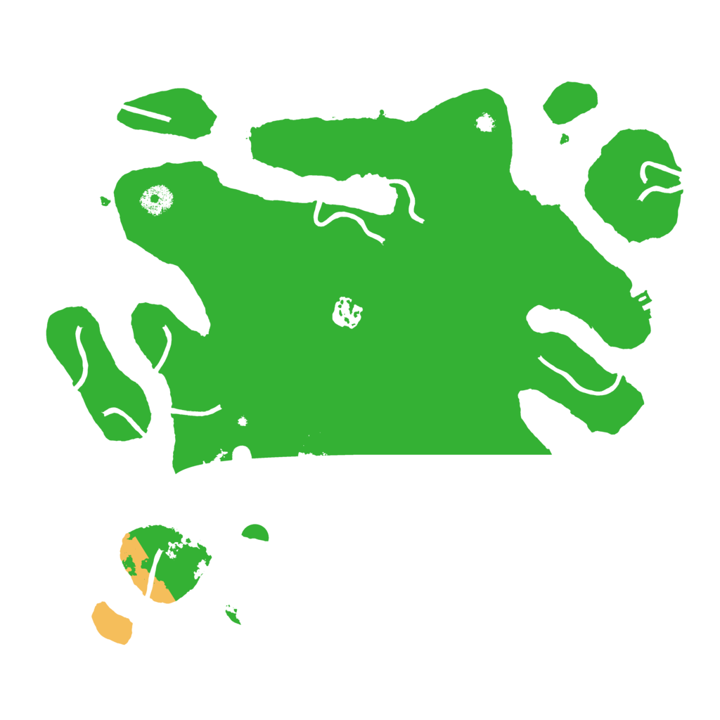 Biome Rust Map: Procedural Map, Size: 3550, Seed: 62922