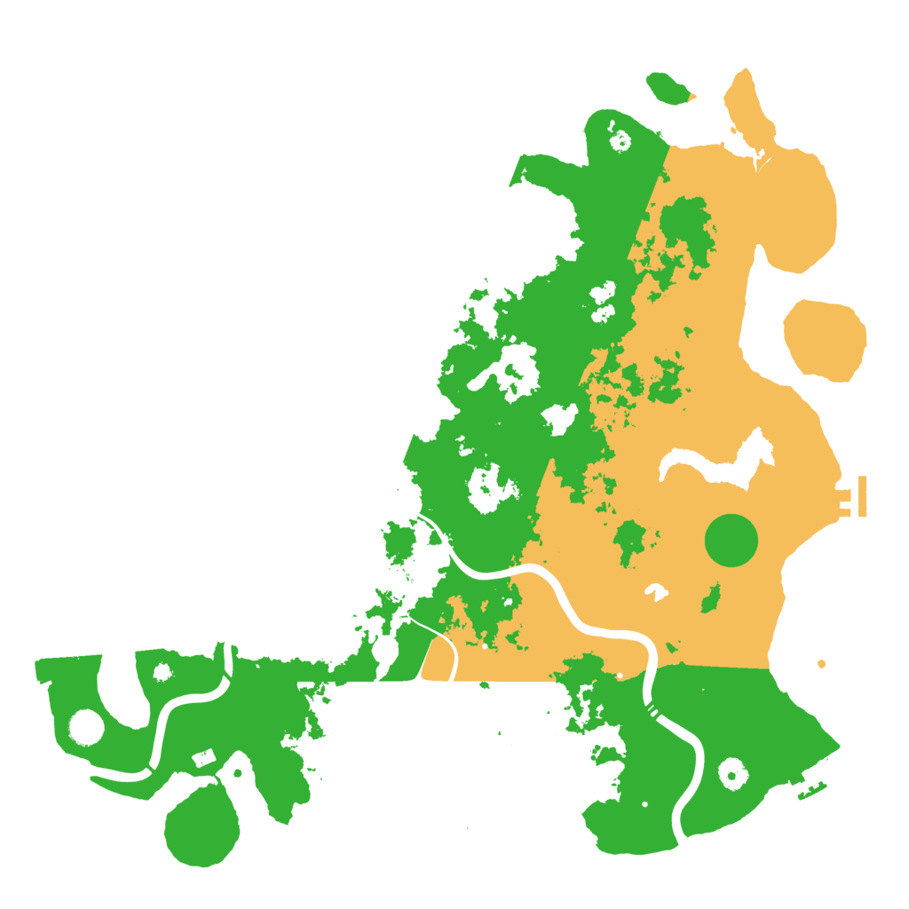 Biome Rust Map: Procedural Map, Size: 4500, Seed: 3137306